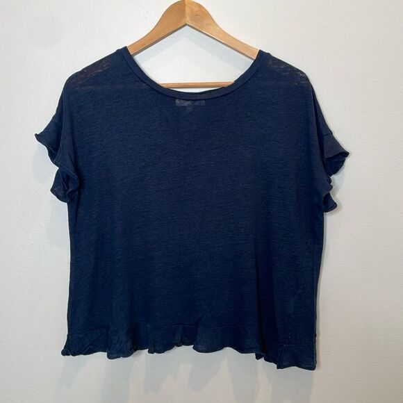 Eri + Ali Anthropologie Tulip Back Top XS - Picture 2 of 7